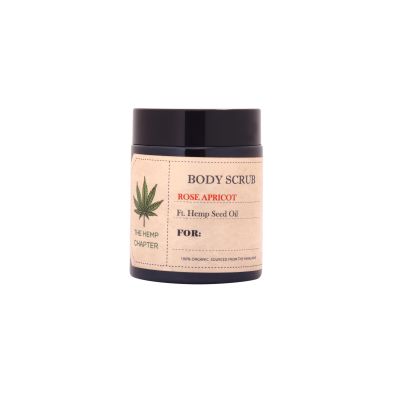 The Hemp Chapter: Body Scrub Rose - 300gm