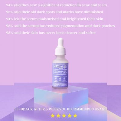 Natural Vibes: Acne & Dark Spot Corrector Face Serum - 30ml [CLONE]