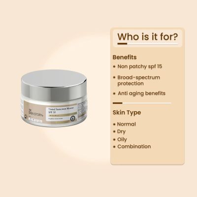 The Skin Story: Tinted Sunscreen Mousse SPF 30 - 40gm