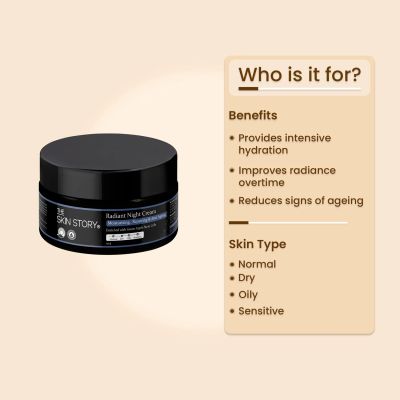 The Skin Story: Radiant Night Cream - 45gm