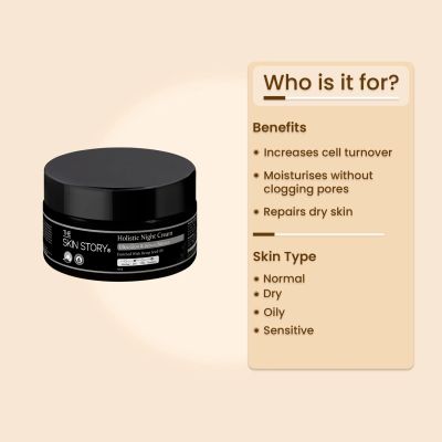 The Skin Story: Holistic Night Cream - 45gm