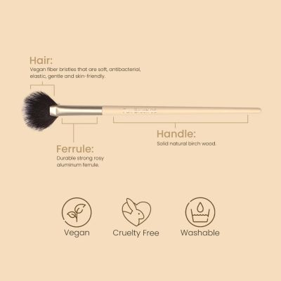 Milagro Beauty: Fan Brush 08