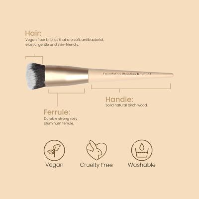 Milagro Beauty: Foundation Blending Brush 01