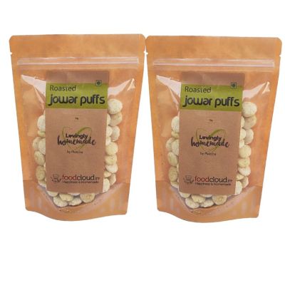 Foodcloud: Homemade Roasted Jowar Puffs - Pack of 2 - 100gm