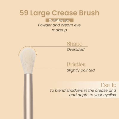 Milagro Beauty: Large Crease Brush 59