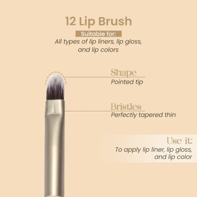Milagro Beauty: Lip Brush 12