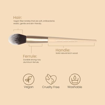 Milagro Beauty: Powder Blush Brush 04