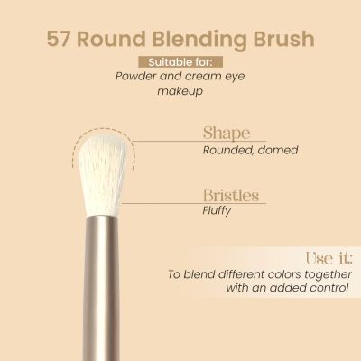 Milagro Beauty: Round Blending Brush 57