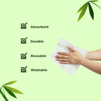 PureCult: Reusable & Washable Wood Pulp Paper Towel Roll - 40 Sheets