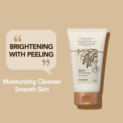 Skinfood: Rice Daily Brightening Scrub Foam - 150ml