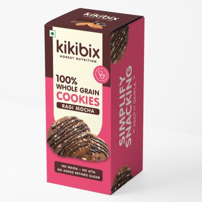 Kikibix: Ragi Mocha Cookies- 260 gm (Pack of 2)