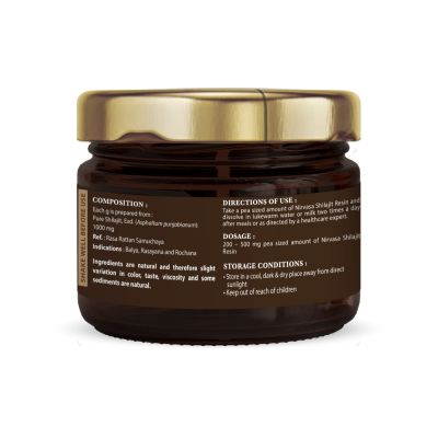 Nirvasa: Pure Shilajit Resin - 20gm
