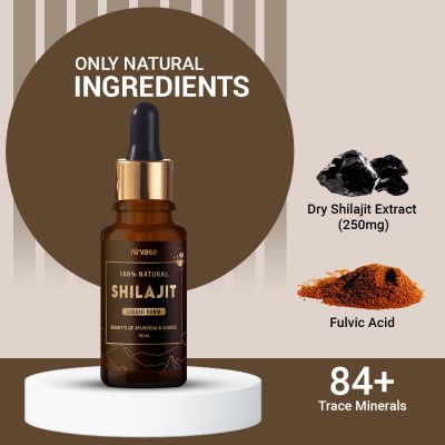 Nirvasa: Pure Shilajit Liquid - 30ml