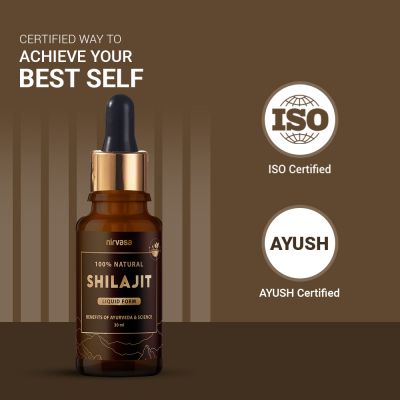 Nirvasa: Pure Shilajit Liquid - 30ml