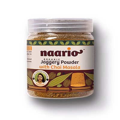 Naario: Jaggery Powder with Chai Masala - 200 gm