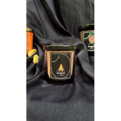 Monsoon & Chai: Firewood Crackle Scented Soy Candle