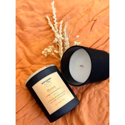 Monsoon & Chai: Home - Coffee & Vanilla Scented Soy Candle