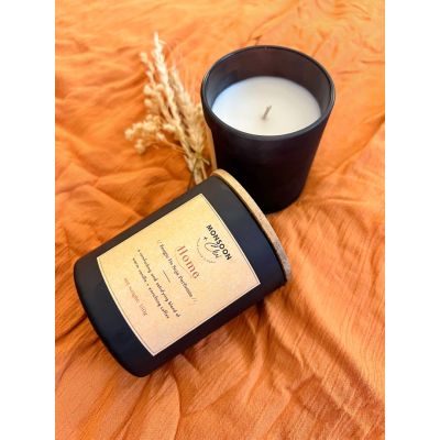 Monsoon & Chai: Home - Coffee & Vanilla Scented Soy Candle