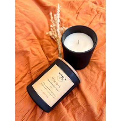 Monsoon & Chai: Warmth - Amber Rose & Sandalwood Scented Soy Wax Candle