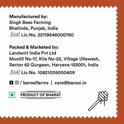 BAROSI: Multi Floral Honey - Pack of 2 - 500gm Each