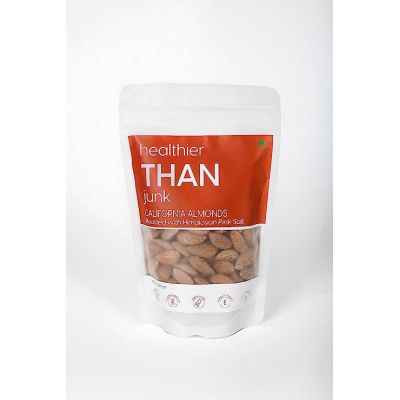 THAN: California Almonds Roasted with Himalayan pink salt -  250gm