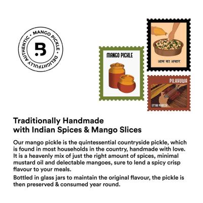 BAROSI: Mango Pickle - 300 gm