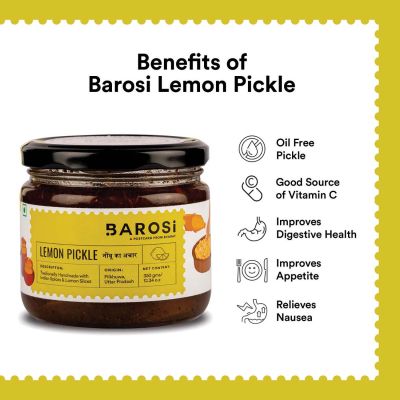 BAROSI: Lemon Pickle - 350gm