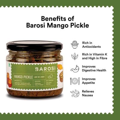 BAROSI: Mango Pickle - 300 gm