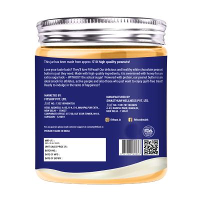 FitFeast: White Chocolate Peanut Butter - 400gm