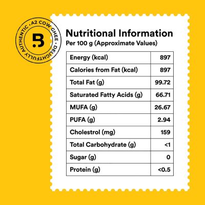 BAROSI: A2 Desi Cow Ghee - 1000ml