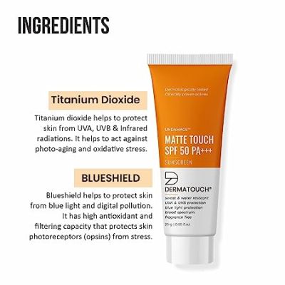 Dermatouch: Matte Touch SPF 50 PA+++ Sunscreen - 25gm