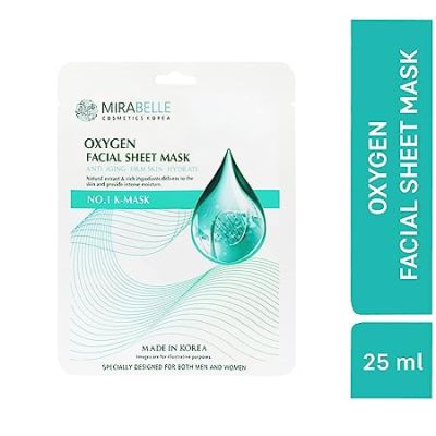 Mirabelle: Oxygen Facial Sheet Mask - 25ml