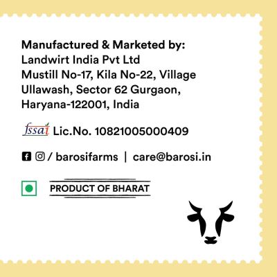 BAROSI: Cultured Cow Ghee - 1000ml