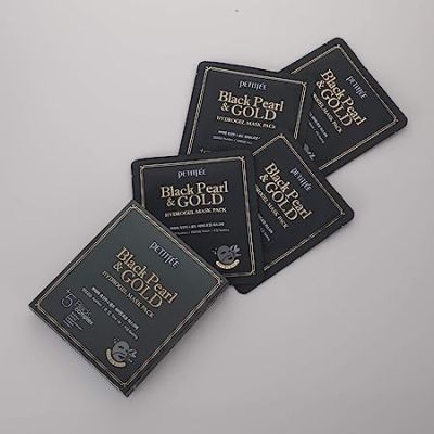 Petitfee: Black Pearl & Gold Hydrogel Sheet Mask - 32gm