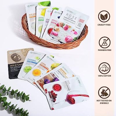 Mirabelle: Cucumber Facial Sheet Mask - 25ml