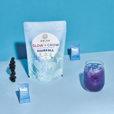 DR. SU: Grow X Glow For Hairfall - 30 Sachets