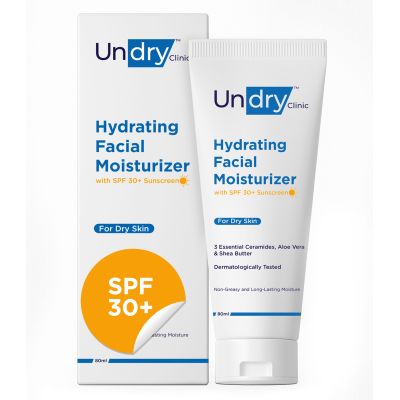 Undry: Facial Moisturizer With SPF 30+ - 80ml