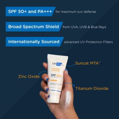Undry: Hydrating Sunscreen For Dry Skin SPF 50 - 50gm