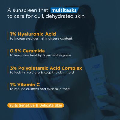 Undry: Hydrating Sunscreen For Dry Skin SPF 50 - 50gm