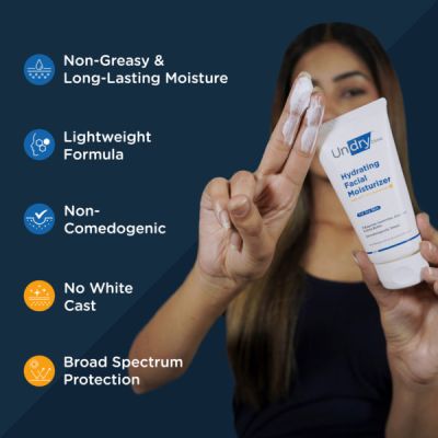 Undry: Facial Moisturizer With SPF 30+ - 80ml
