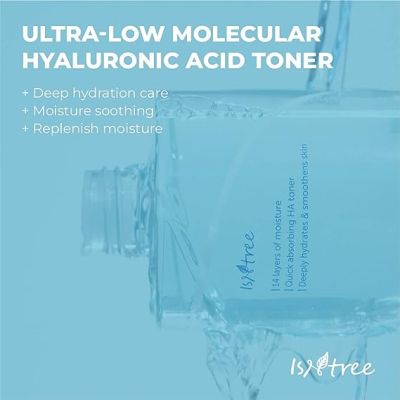 Isntree: Ultra-Low Molecular Hyaluronic Acid Toner - 300ml