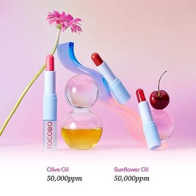 Tocobo: Glass Tinted Lip Balm - Flush Cherry - 19gm