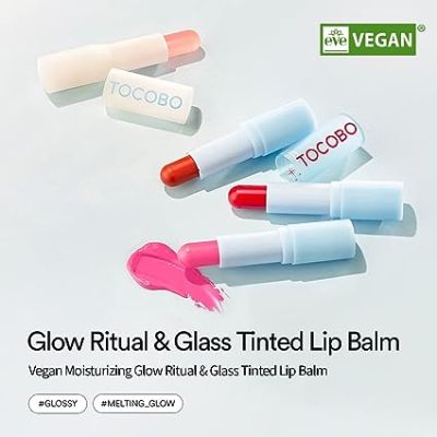 Tocobo: Glass Tinted Lip Balm - Flush Cherry - 19gm