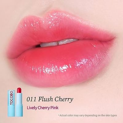 Tocobo: Glass Tinted Lip Balm - Flush Cherry - 19gm
