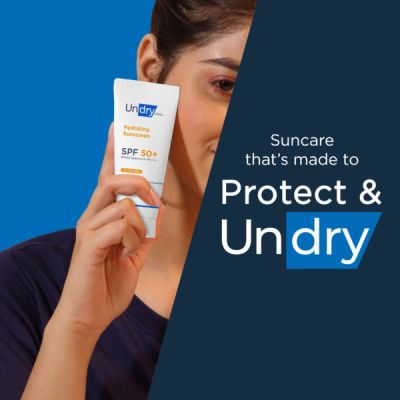 Undry: Hydrating Sunscreen For Dry Skin SPF 50 - 50gm