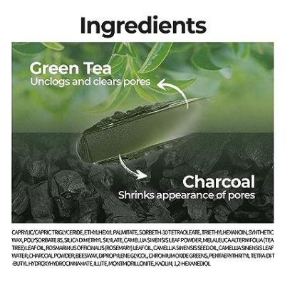 Numbuzin: Pore & Makeup Cleansing Balm with Green Tea & Charcoal - 85gm