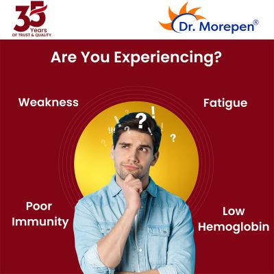 Dr. Morepen: Iron & Zinc Tablets - Immunity & Hemoglobin Booster - 60 Tablets