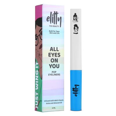 Elitty Beauty: Eye Gotta Feeling -Santorini- Light Blue - Pop Eyeliner Matte