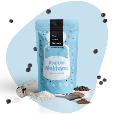 The Snack Company: Salt and Pepper Makhana - 20gm
