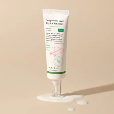 AXIS-Y: Complete No-Stress Physical Sunscreen SPF 50+ - 50ml